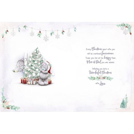 Wonderful Mum & Dad Handmade Large Me to You Bear Christmas Card Extra Image 1